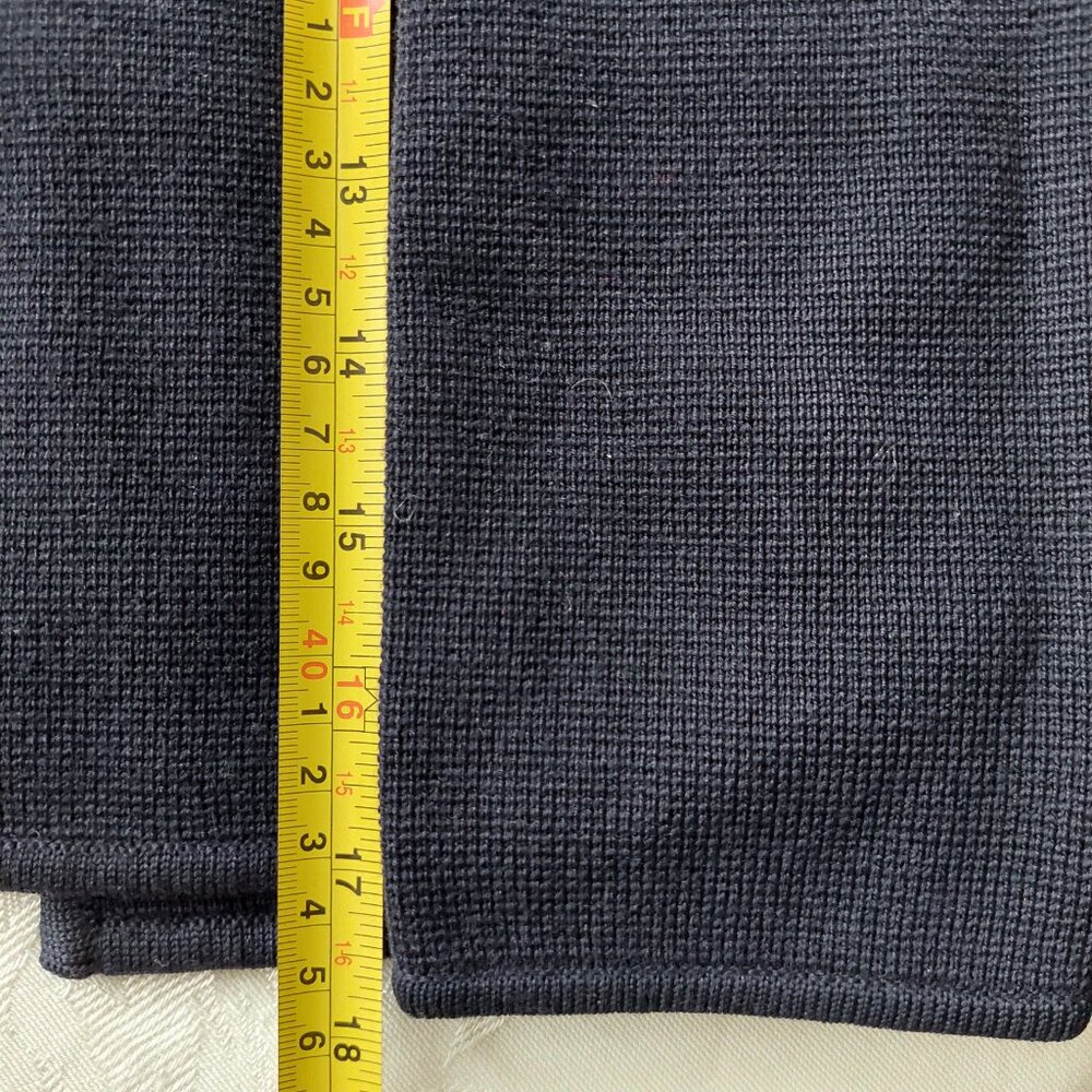 Club Monaco Navy Marino Wool Knit Sweater Blazer/Jacket, Women's S - Picture 9 of 10